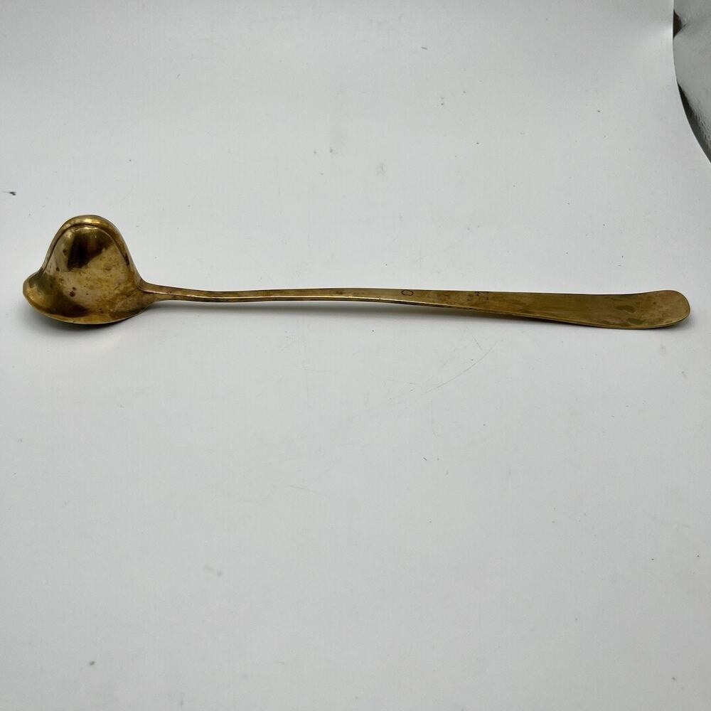 Vintage Solid Brass Candle Snuffer Bell Shape 9” Made In India Cottagecore Decor - Picture 2 of 13
